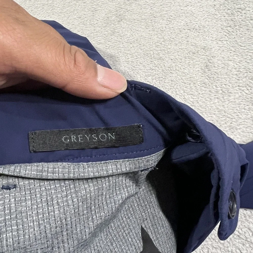 Greyson Pants Mens 34x34 Blue Golf Performance Stretch